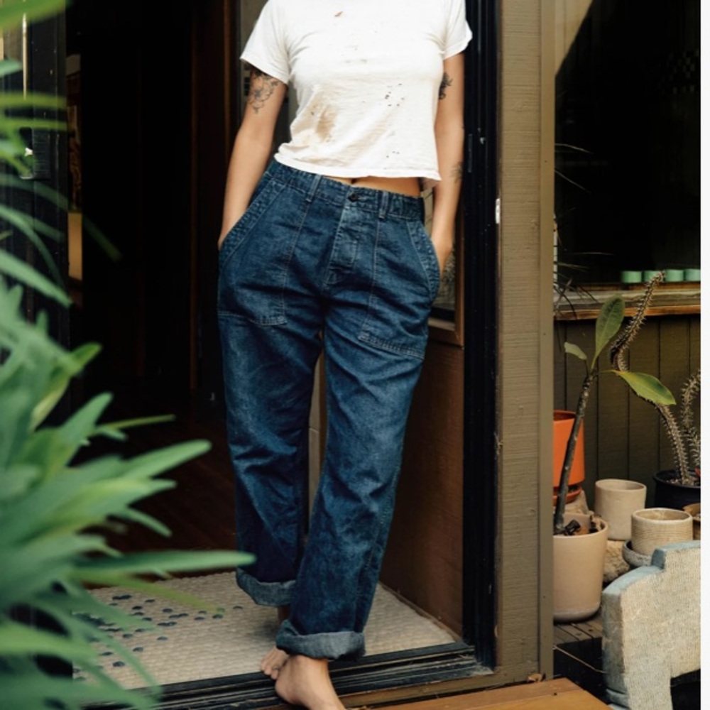 Imogene and Willie Blue Denim Pants, size S